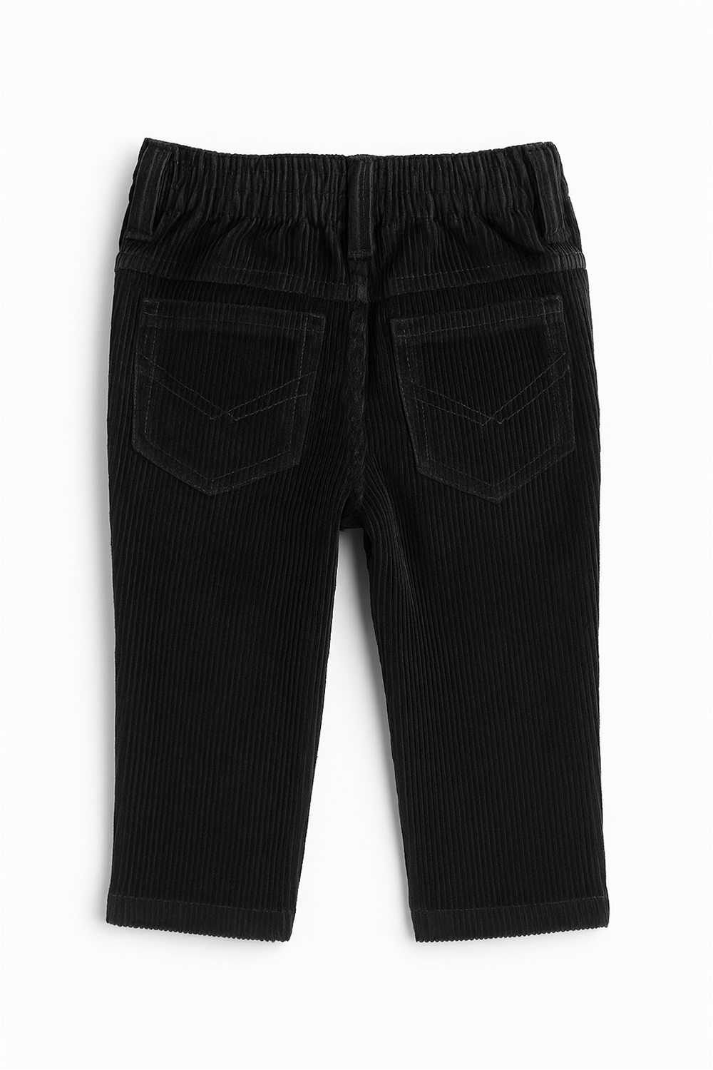 A Dark Black corduroy Pants , Ideal for casual wear.